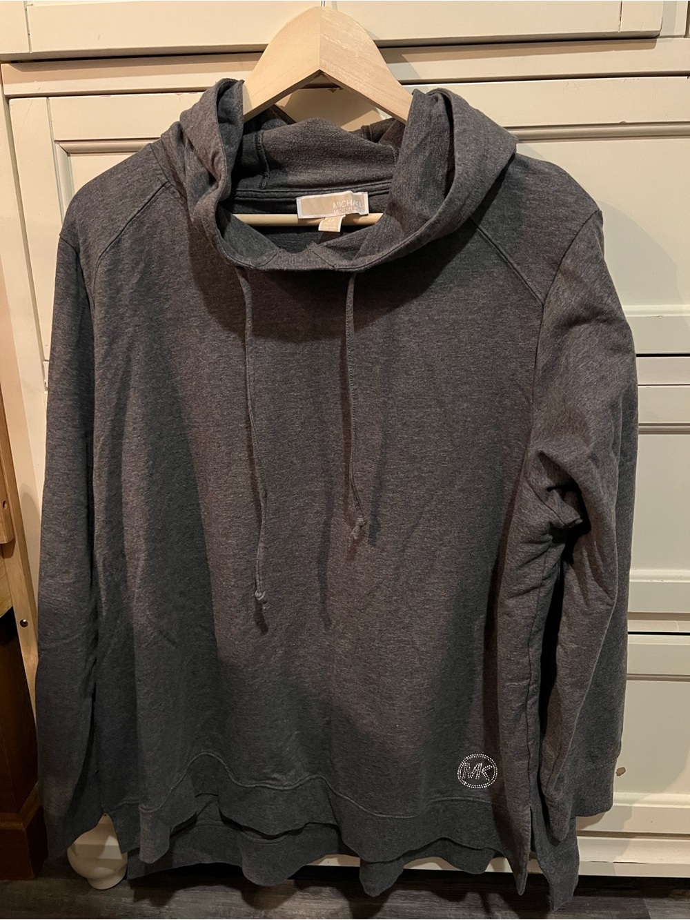 MICHAEL Michael Kors Charcoal Gray Pullover Sweatshirt